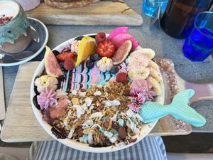 Acai bowl  at The Cardamom Pod in Southport