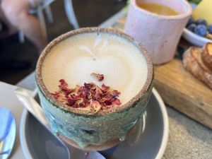 Apple pie latte￼  at The Cardamom Pod in Southport
