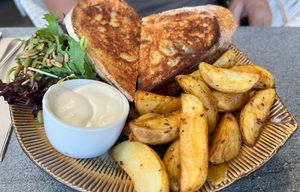 Gourmet toasty  at The Cardamom Pod in Southport