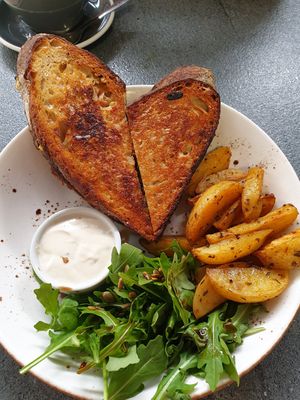 Toastie at The Cardamom Pod in Southport