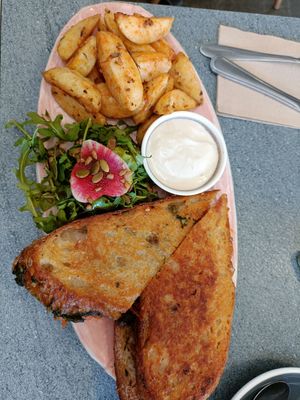 'gourmet toastie' at The Cardamom Pod in Southport