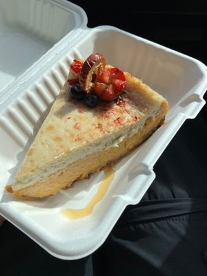 Pumpkin cheesecake at The Cardamom Pod in Southport