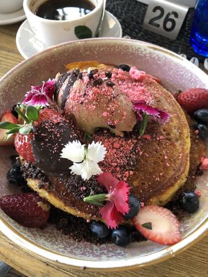 Pancakes.   at The Cardamom Pod in Southport