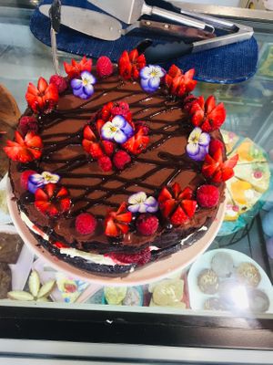 Display cabinet  at The Cardamom Pod in Southport