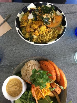 Curry and sweetpotatoes ☺️ at The Cardamom Pod in Southport