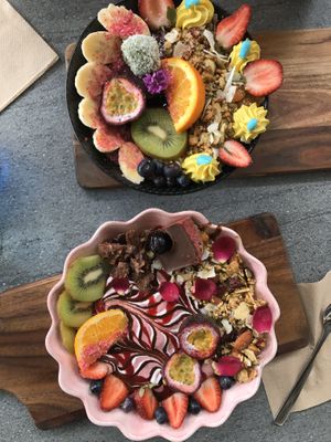 Smoothie bowl perfection  at The Cardamom Pod in Southport