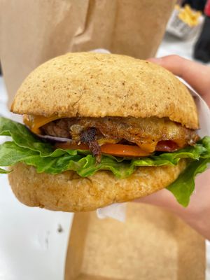 The yummy burgers always taste like the best thing ever cause I can’t eat anywhere else  at Soul Burger in Parramatta