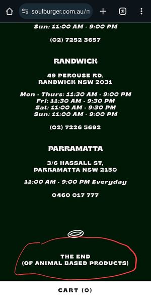 This is decieving at Soul Burger in Parramatta