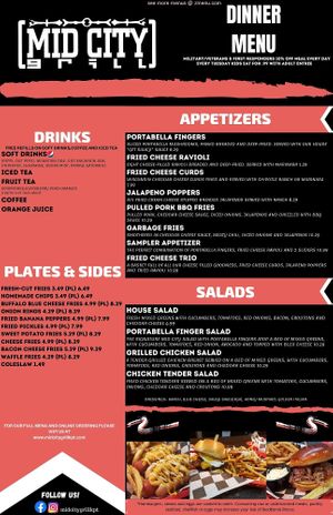  at Mid City Grill in Kingsport