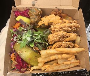 Bowl with everything   at Po' Boy Republic in Bellingen