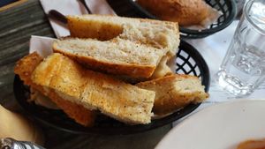 Pagliacci's Vegan Focaccia Bread - complimentary at Pagliacci's in Victoria