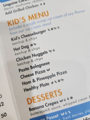 Menu may 2026 at All Seasons Hotel in Bendigo