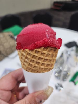 Vegan sorbet at All Seasons Hotel in Bendigo