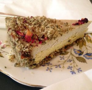 Superb Vegan Cake at Chapel Arts Cafe in Bath