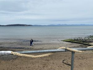  at Mickey's Beach Cafe in Abersoch