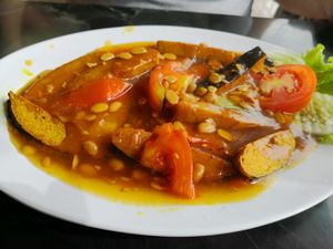 Vegan Fish at Karunia Baru in Bogor