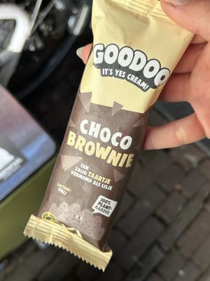Goodoo Choco Brownie ice cream 2,95€  at Empanadas Maxima in Haarlem