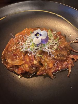 Mushroom appetizer for restaurant week   at Spice Kraft Indian Bistro in Arlington
