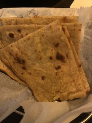 Paratha for restaurant week  at Spice Kraft Indian Bistro in Arlington