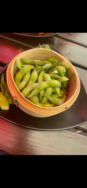 Edamame beans at Best Friends in Wurzburg