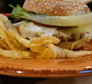 Into the Woods Burger.  Ask to make it vegan. at Taco Da Town in Roseburg