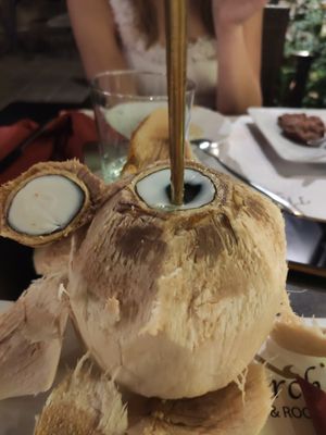 Coconut milk at Thai Orchidee in Garda