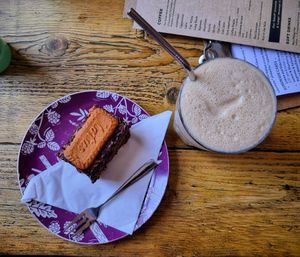Biscoff milkshake, biscoff rocky road at Coffee Culture in York