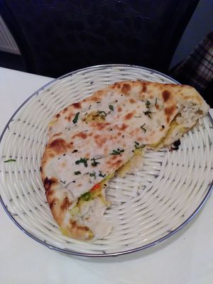 Vegetable poppadom (Apr 2022) at Indian Ocean in York