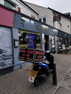 The restaurant from the outside (Apr 2022) at Indian Ocean in York