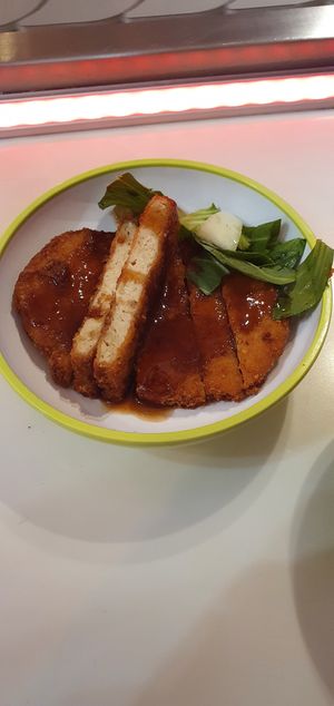 Meatless farm chicken at Yo! Sushi - Trafford in Manchester