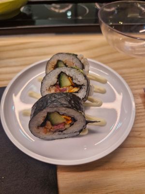 kimchi kimbap roll at Yo! Sushi - Trafford in Manchester