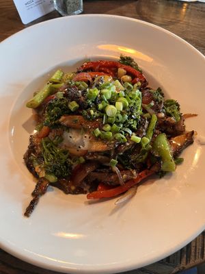 Vegan stir fry  at Twigs Bistro and Martini Bar in Kennewick