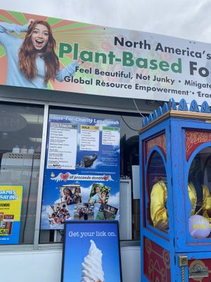 Outdoor Signage  at Hangry Planet in San Bruno