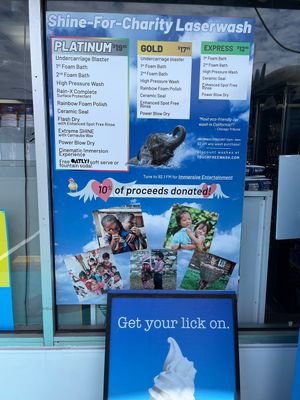 Car wash prices   at Hangry Planet in San Bruno