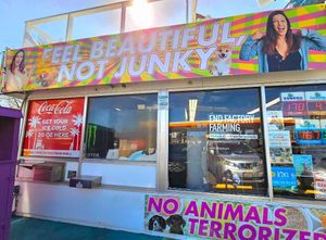 Outside at Hangry Planet in San Bruno