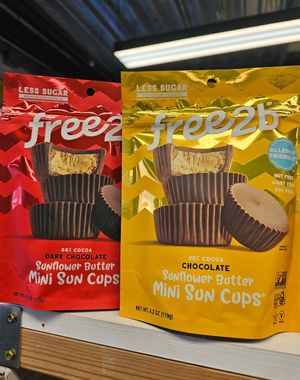 Sunflower butter cups at Hangry Planet in San Bruno