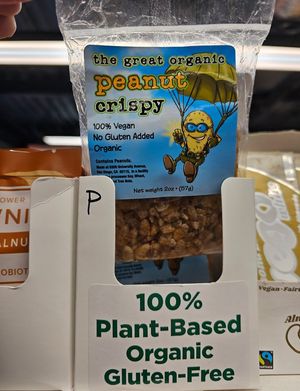 Peanut rice crispy treat at Hangry Planet in San Bruno