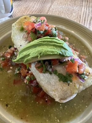 Soyrizo Potato burrito  at The National Cafe in Milwaukee