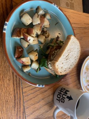 Vegan Ultimate Breakfast Sandwich  at The National Cafe in Milwaukee