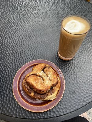 Cinnamon roll (korvapuusti)  at Kahvila Rakastan in Helsinki