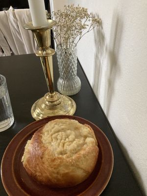 Vegan voisilmapulla  at Kahvila Rakastan in Helsinki