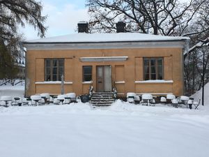 Winter view of Kahvila Rakastan  at Kahvila Rakastan in Helsinki