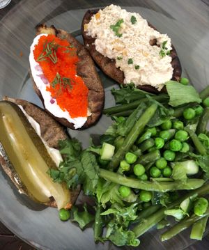 Karelian pies at Kahvila Rakastan in Helsinki