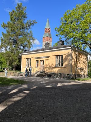 The restaurant  at Kahvila Rakastan in Helsinki