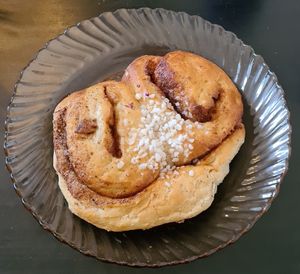 Cinnamon bun at Kahvila Rakastan in Helsinki