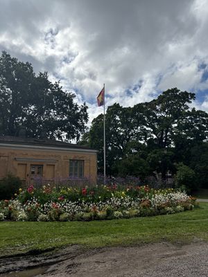 outside seating view  at Kahvila Rakastan in Helsinki