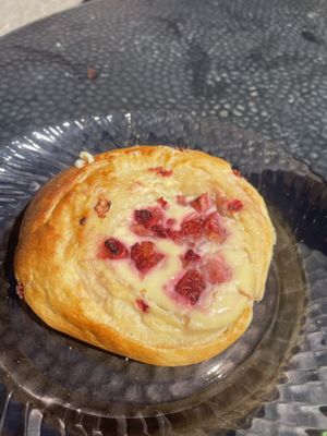 Strawberry pastry  at Kahvila Rakastan in Helsinki
