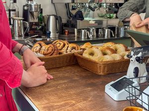 interior at Kahvila Rakastan in Helsinki