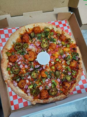 Veggie manchirian at Pizza Twist in Redmond