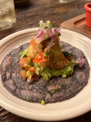 Vegetable taco - small but tasty!  at TACO FANATICO in Nagoya